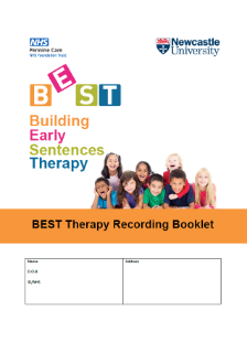 The front cover of the BEST assessment booklet